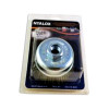 Dico Nyalox 3" Dia. Cup Brush Gray With 5/8-11 tpi Female Thread 80 Grit