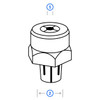 Shaper 8mm Collet With Nut