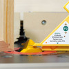 FITFINDER 3/4" Lock Miter Router Bit 1/2 Shank
