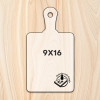 Statedwood Celtic Style Cutting Board Template 9x16"