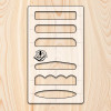 Statedwood 6-in-1 Handle Template Jig 8x14