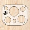 Statedwood Radius Hole Template Jig 10x18"