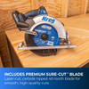Kreg 20V Ionic Drive™ 7 ¼" Circular Saw