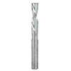 Freud 1/4" Down-Spiral Router Bit, 1" Carbide Height, 1/4" Shank, 2-1/2" Overall Length
