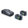 Festool Battery Starter Kit 18V 2xHP5,0/TCL6 US