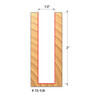 Freud 1/2" Up-Spiral Router Bit, 2" Carbide Height, 1/2" Shank, 4" Overall Length