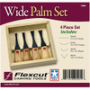 Flexcut Wide Format Palm Set 4pc