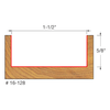 Mortising 1-1/2 D X 5/8 CH X 1/2 SH