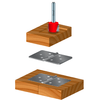 Mortising 1-1/2 D X 5/8 CH X 1/2 SH