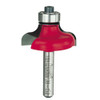 Freud Ogee Profile Bit, 3/16" Radius, 1-1/4" Overall Diameter, 1/4" Shank, 1/2" Bearing Diameter, 2-1/8"