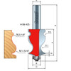 Freud Classical Roman Ogee Router Bit, 5/16" Large Radius,1-5/8" Carbide Height 3-1/2" Overall Length, 1/2" Shank