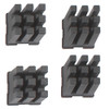 Bessey KP Blocks For K-Body & KRV Style Clamps, Set of 4