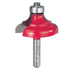 Freud Classic Cove & Bead Bit, 1/4" Radius, 1-1/2" Overall Diameter, 1/4" Shank, 1/2" Bearing Diameter, 2-5/16"