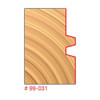 Freud Reversible Glue Joint Bit, 1-1/2" Overall Diameter, 1-1/4" Carbide Height, 2-3/4" Overall Length, 1/2" Shank
