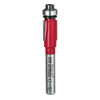 Freud Bottom Bearing Flush Trim Bit, 1/2" Carbide Height, 3/8" Diameter, 1/4" Shank, 3/8" Bearing Diameter,