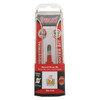Freud Round Nose Router Bit, 1/8" Radius, 3/8" Carbide Height, 1/2" Shank, 1/4" Overall Diameter