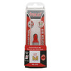Freud Round Nose Router Bit, 3/16" Radius, 3/8" Carbide Height, 1/2" Shank, 3/8" Overall Diameter