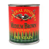 General Finishes Dye Stain, Medium Brown, Pint