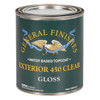 General Finishes Water Based Exterior 450 Outdoor Finish Gloss, Quart