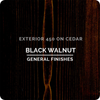 General Finishes Water Based Exterior 450 Black Walnut Color Chip