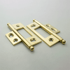 2-1/2" Non Mortise Hinge/Bright Brass