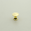 1/2" Knob Bright Brass