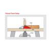 Freud Quadra-Cut Raised Panel Bit, 17 Deg. Bevel, 1/2" Carbide Height, 2-1/2" Overall Diameter, 1/2" Shank