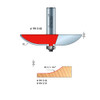 Freud Quadra-Cut Raised Panel Bit, 1-1/2" Large Radius 1/2" Carbide Height, 2-1/2" Overall Diameter, 1/2" Shank
