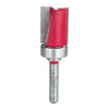 Freud Top Bearing Flush Trim Router Bit 1" Carbide Height, 1/4" Shank, 3/4" Diameter, 2-5/8" Overall Length