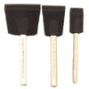 Foambrush 4pk- 1" Poly Brushes