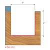 TB Flush Trim 1 D X 1 CH X 1/2 SH