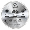 Klingspor's Solid Surface Blade, 10"x 72 Teeth