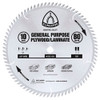 Klingspor's Plywood/Laminate Blade, 10"x 80 Teeth