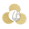 Klingspor Abrasives Stearate Aluminum Oxide, 1.5" Hook & Loop, 60 Grit Discs, 10pk