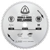 Klingspor's Double-Sided Melamine Blade, 12"x 96 Teeth