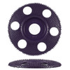 King Arthur's Holey Galahad Flat Profile Disc Extra Coarse | Purple