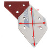 Porter Cable In-Line Profile Sander 80 Grit, Aluminum Oxide H&L 5pk