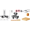 Amana Spoilboard 3FL X 2-1/2"D X 1/2"SH