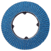 Klingspor Abrasives CMT Quick-Change 6° 120 Grit 4-1/2" Flap Disc