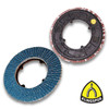 Klingspor Abrasives CMT Quick-Change 80 Grit 4-1/2" Flap Disc