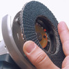 Klingspor Abrasives CMT Quick-Change 6 Deg. Angle Coarse 4-1/2" Non-Woven Flap Disc