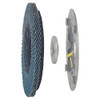 Klingspor Abrasives CMT Quick-Change 6 Deg. Angle Medium 4-1/2" Non-Woven Flap Disc