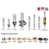 Amana CNC Signmaking Starter Set 8pc
