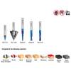 Amana CNC Signmaking Set V 5 Pieces