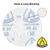 Klingspor's 5" x 8 Hole Sampler Disc 50 Pack