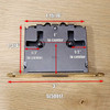 Mortise Cabinet Lock SM Brass
