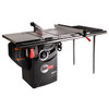 Professional 3HP Cabinet Saw with 36” Professional T-Glide Rip Fence, Rails & Extension Table