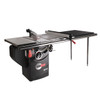 Professional 3HP Cabinet Saw with 52” Professional T-Glide Rip Fence, Rails & Extension Table
