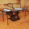 Professional 1.75HP Cabinet Saw with 36” Professional T-Glide Rip Fence, Rails & Extension Table