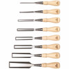 Stanley 8pc Sweetheart Socket Bevel Chisel Set w/Tool Roll